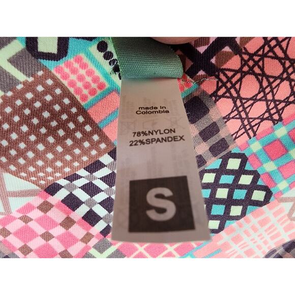 Maaji Reversible Bikini Bottom Small Multicolor Geometric - New - Picture 6 of 8